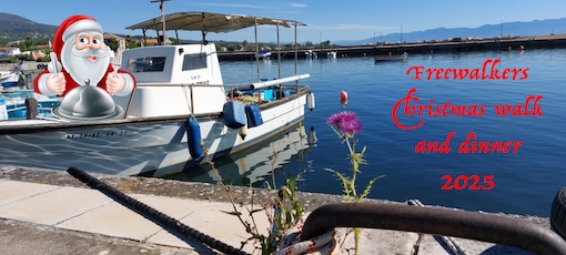 Freewalkers Christmas walk and dinner 2025